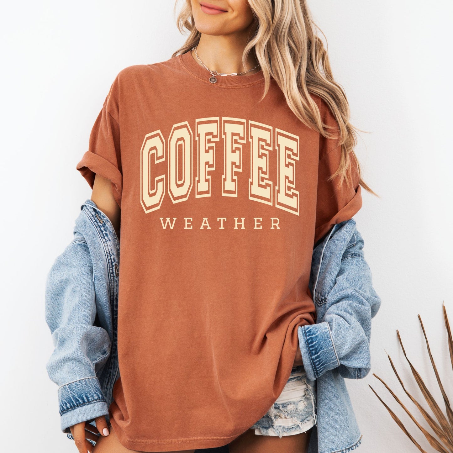Coffee Weather T-Shirt – Comfort Colors® Cozy Fall Coffee Lover Tee