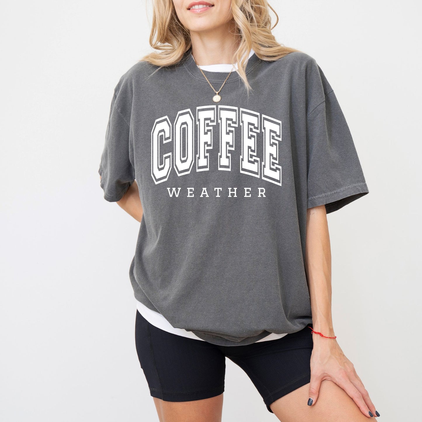 Coffee Weather T-Shirt – Comfort Colors® Cozy Fall Coffee Lover Tee