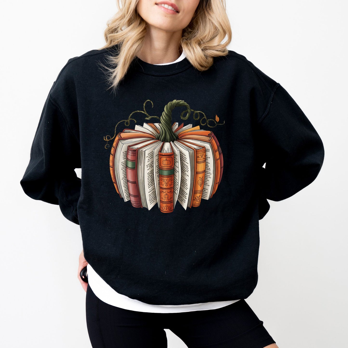 Fall Pumpkin Book Lover Sweatshirt