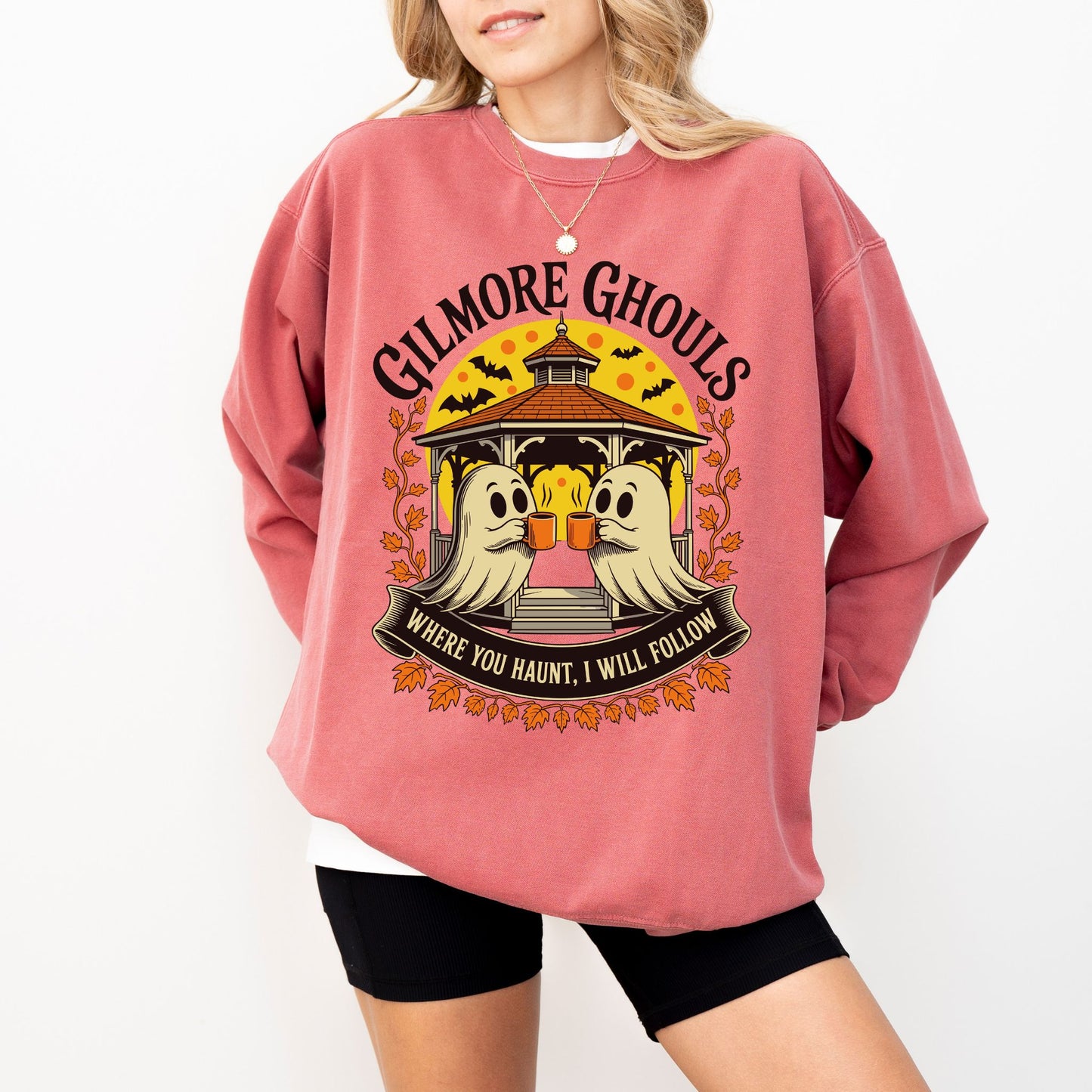 Gilmore Ghouls Ghost Coffee Sweatshirt
