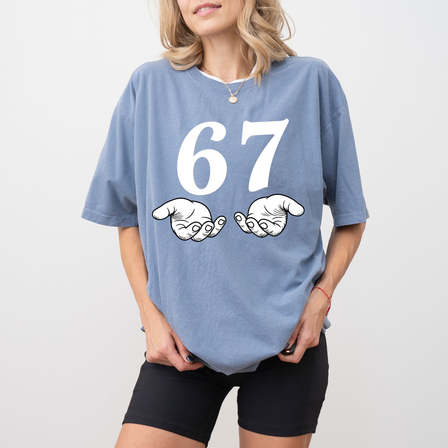 “Six Seven” Viral TikTok Meme T-Shirt – Oversized Unisex Tee