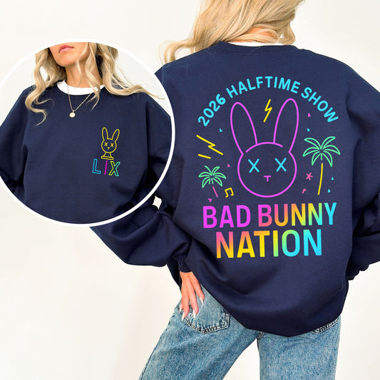 Bad Bunny Nation 2026 Halftime Show Sweatshirt