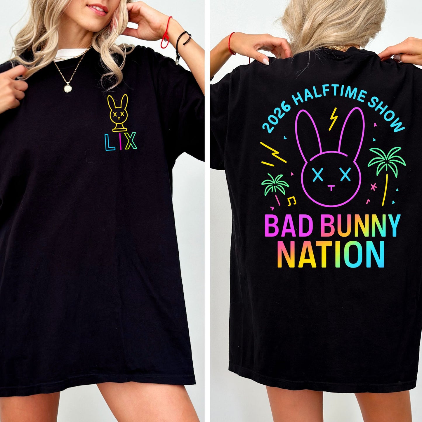 Bad Bunny Nation 2026 Halftime Show T-Shirt