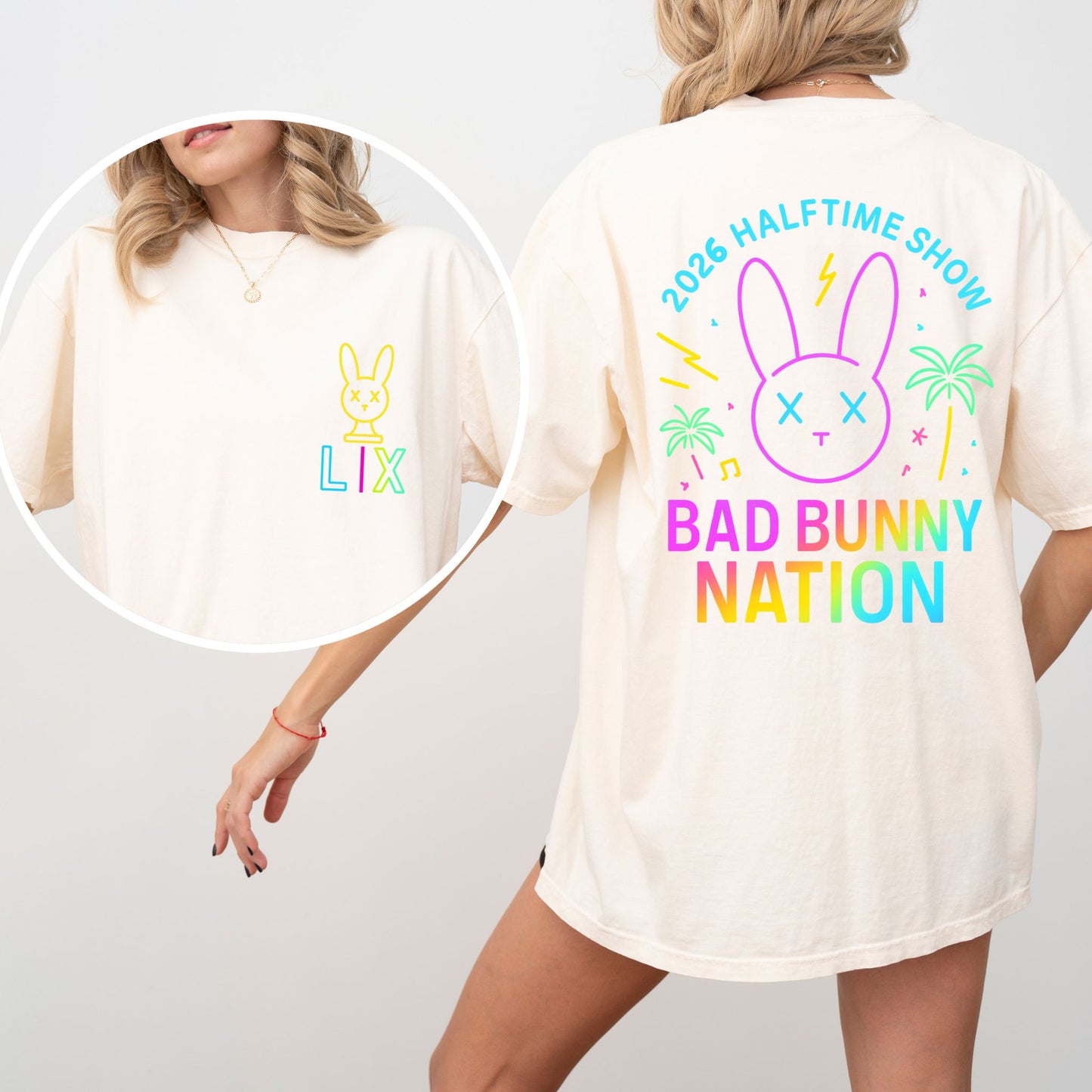 Bad Bunny Nation 2026 Halftime Show T-Shirt