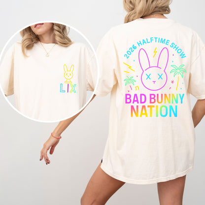 Bad Bunny Nation 2026 Halftime Show T-Shirt