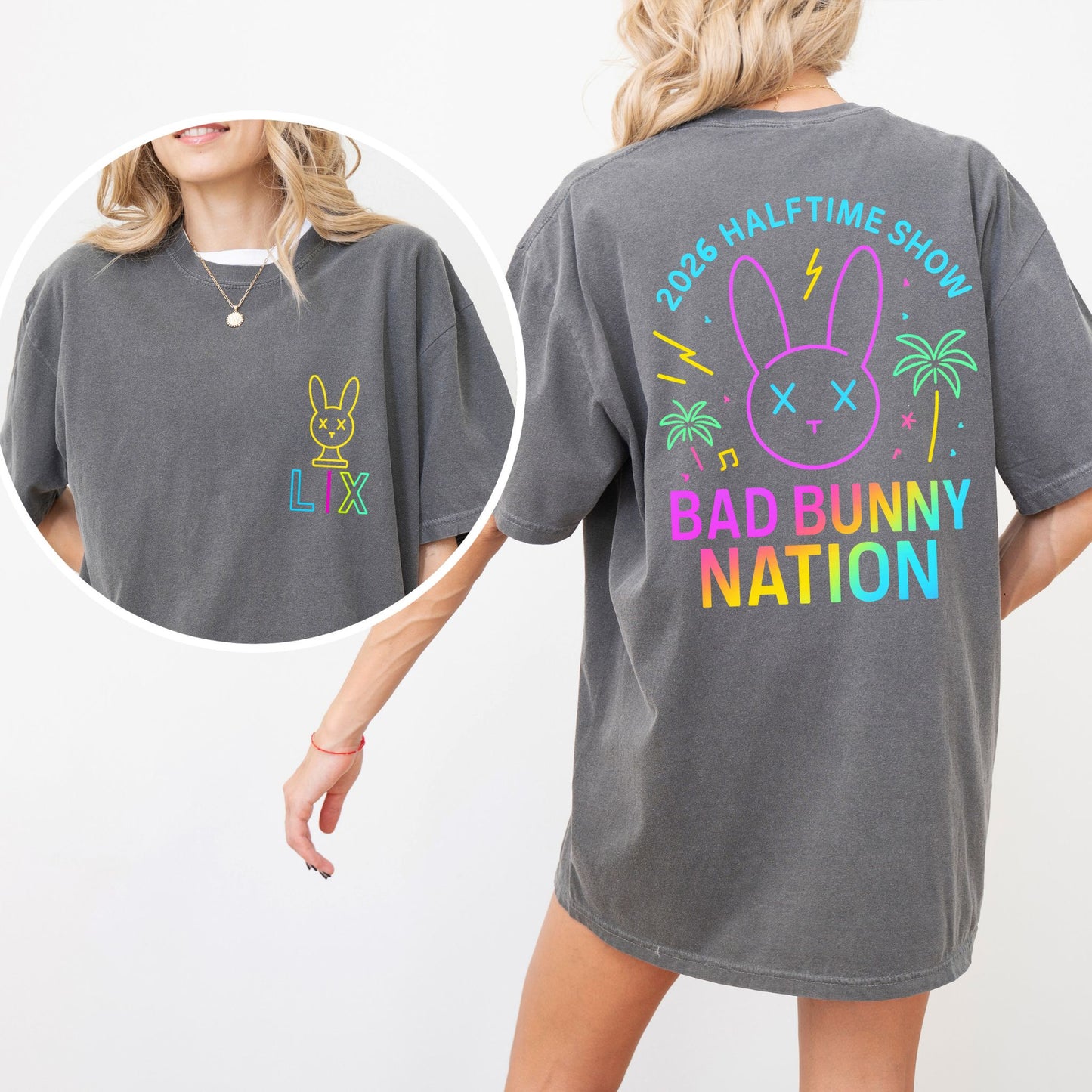 Bad Bunny Nation 2026 Halftime Show T-Shirt