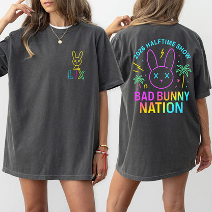 Bad Bunny Nation 2026 Halftime Show T-Shirt