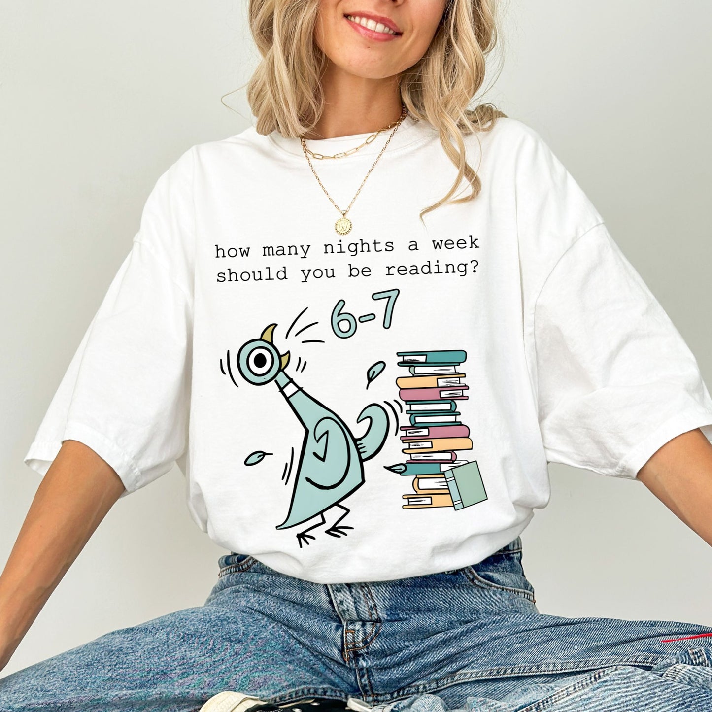 6–7 Reading Nights Tee – Funny Book Lover Comfort Colors® Shirt