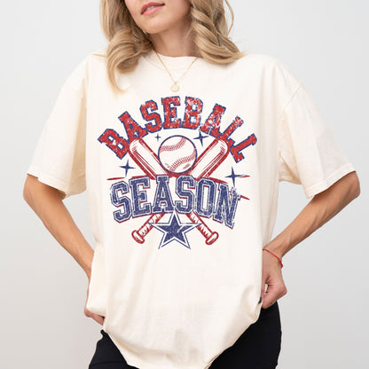 Baseball Season T-Shirt, Retro Game Day Shirt