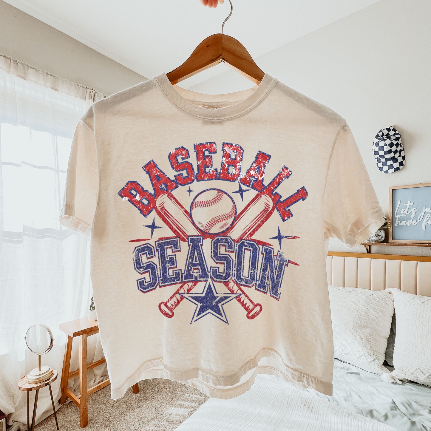 Baseball Season Crop Top, Retro Game Day Baseball Shirt