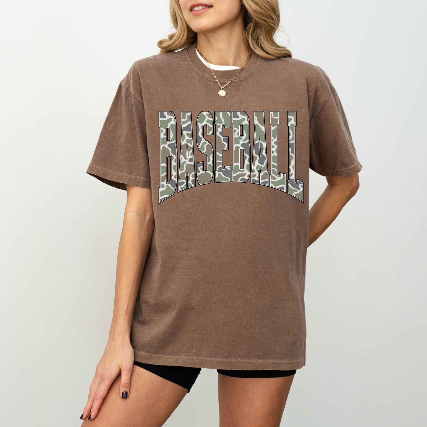 Baseball Camo T-Shirt, Game Day Baseball Shirt