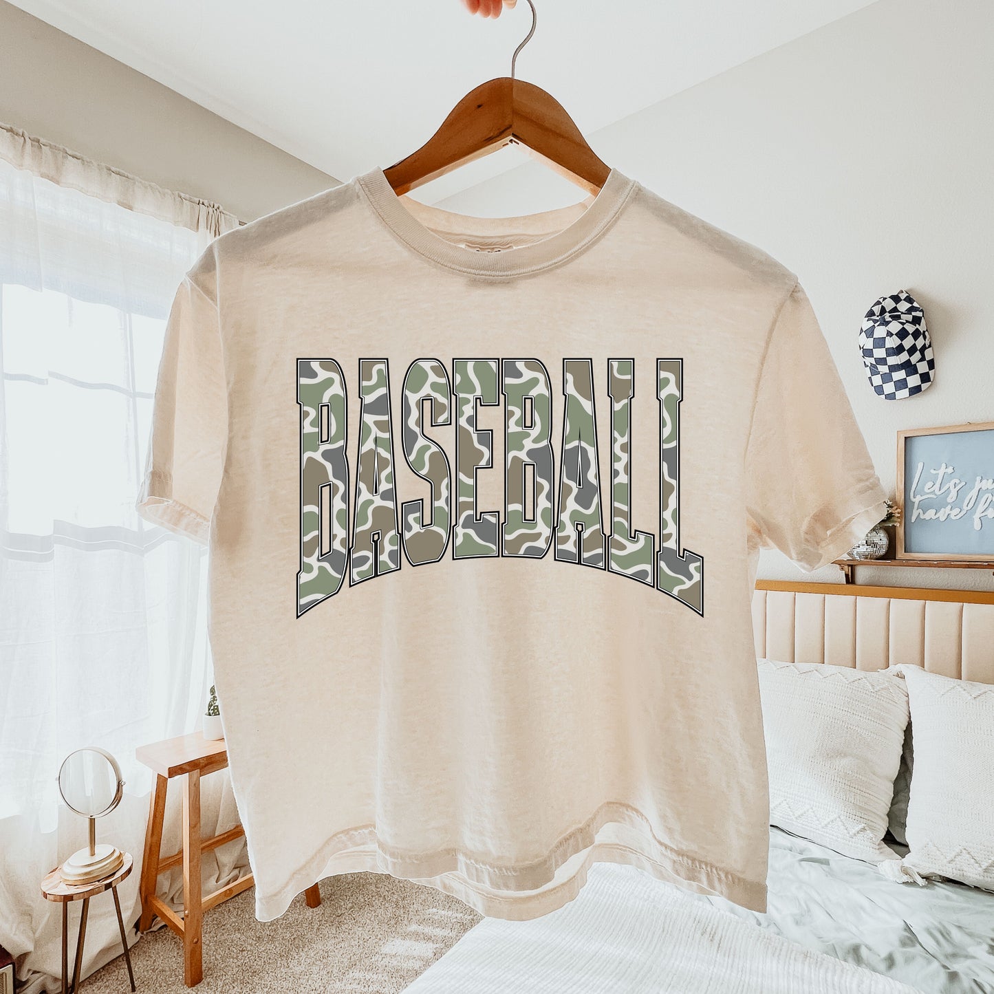 Baseball Camo Crop Top, Baseball Game Day Shirt