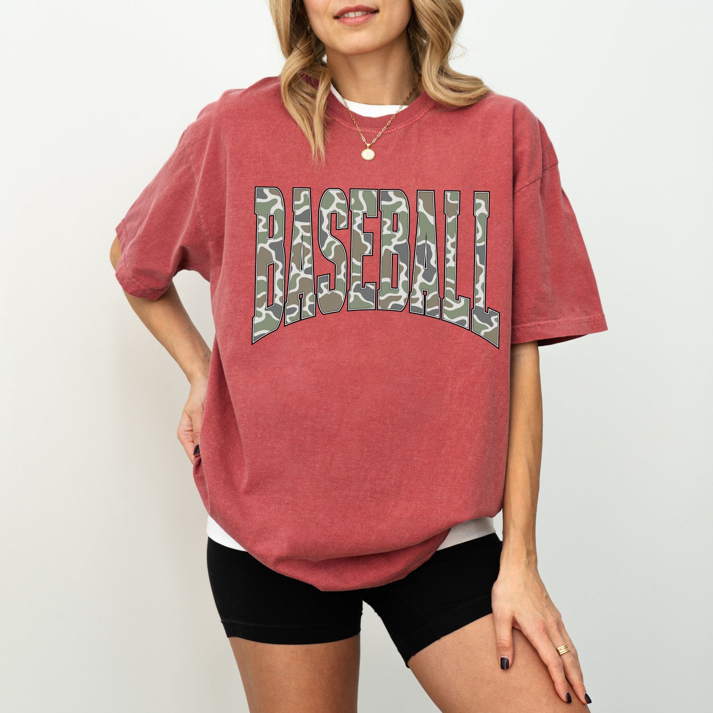 Baseball Camo T-Shirt, Game Day Baseball Shirt