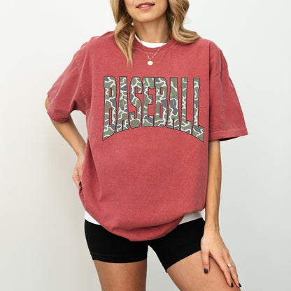 Baseball Camo T-Shirt, Game Day Baseball Shirt
