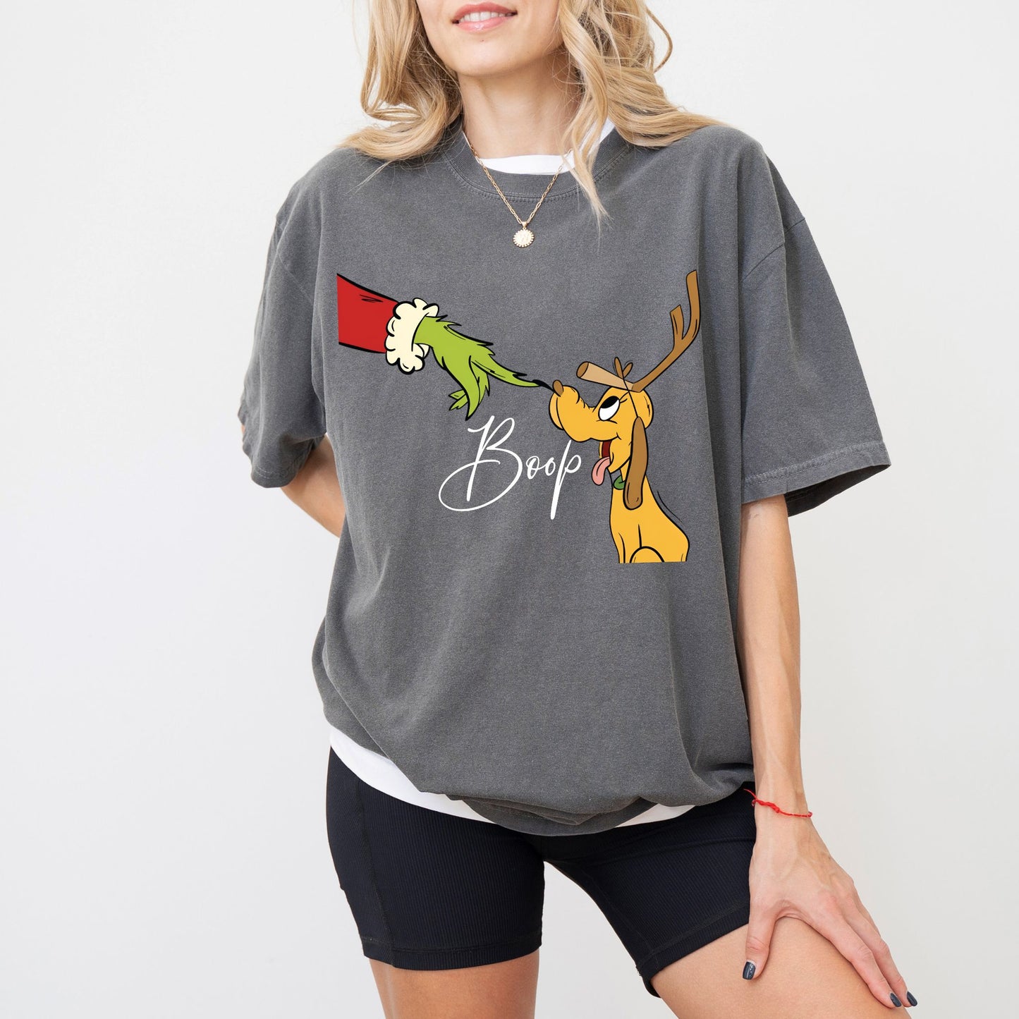 Boop Christmas Dog Shirt – Comfort Colors Graphic Tee