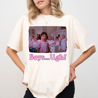 "Boys... Ugh!" Retro T-Shirt – Darla & Kids Movie Scene Tee | The Little Rascals 90s Nostalgia Merch