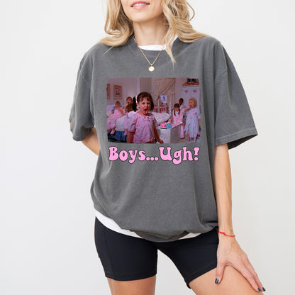 "Boys... Ugh!" Retro T-Shirt – Darla & Kids Movie Scene Tee | The Little Rascals 90s Nostalgia Merch