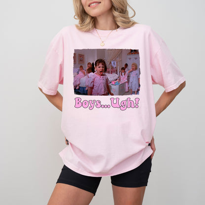 "Boys... Ugh!" Retro T-Shirt – Darla & Kids Movie Scene Tee | The Little Rascals 90s Nostalgia Merch