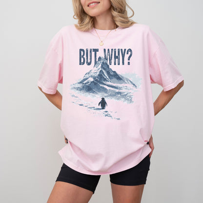 But Why? Penguin T-Shirt, Nihilist Penguin Graphic Tee