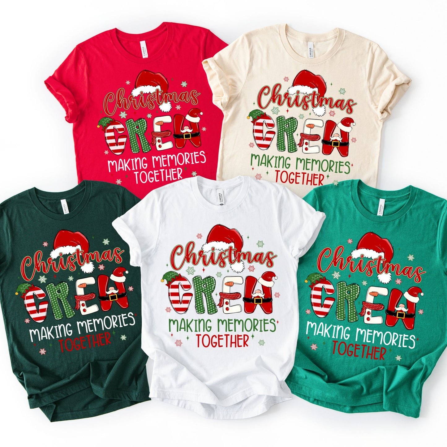 Christmas Crew Matching Family Shirts – Making Memories Together