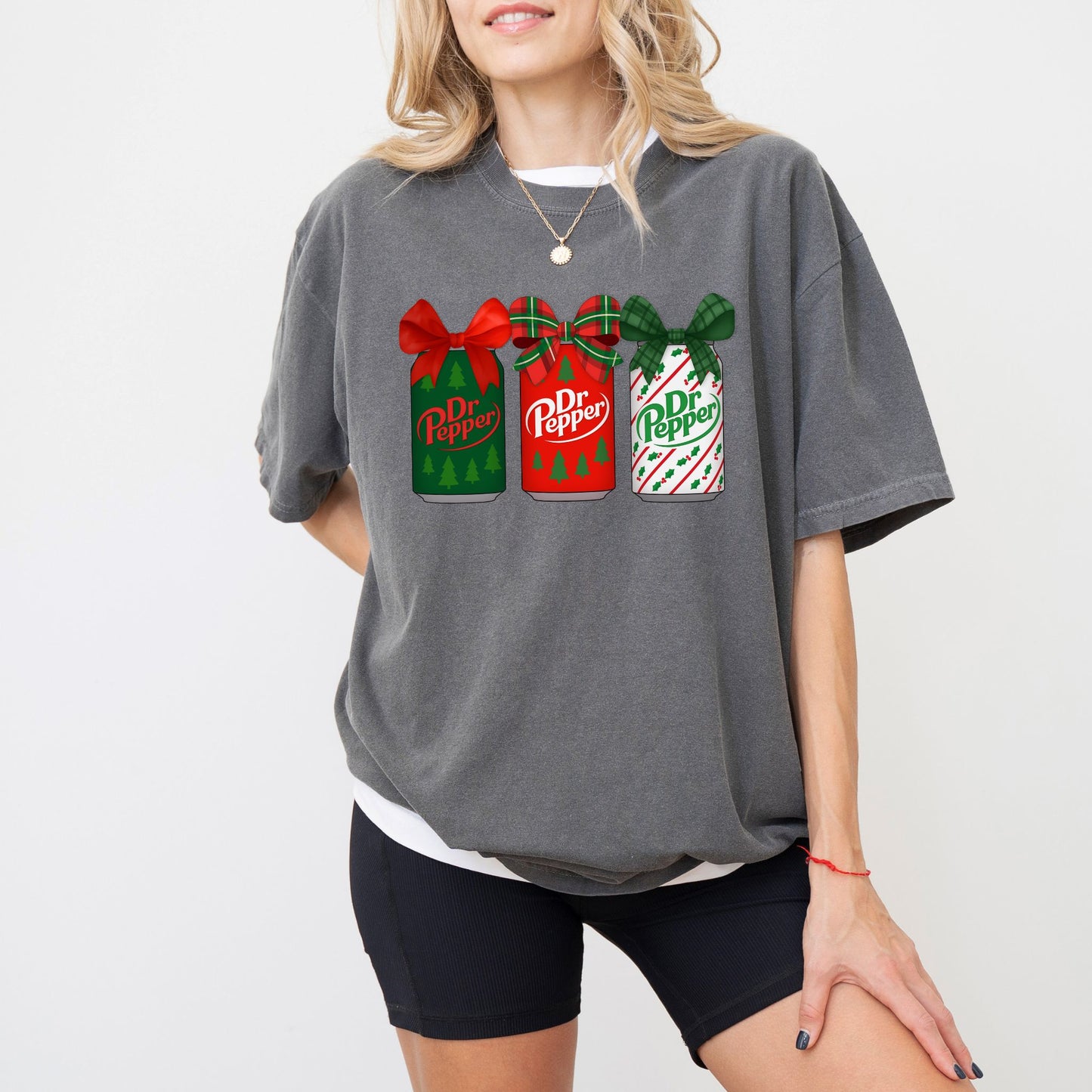 Dr Pepper Christmas Cans T-Shirt – Festive Soda Lover Graphic Tee