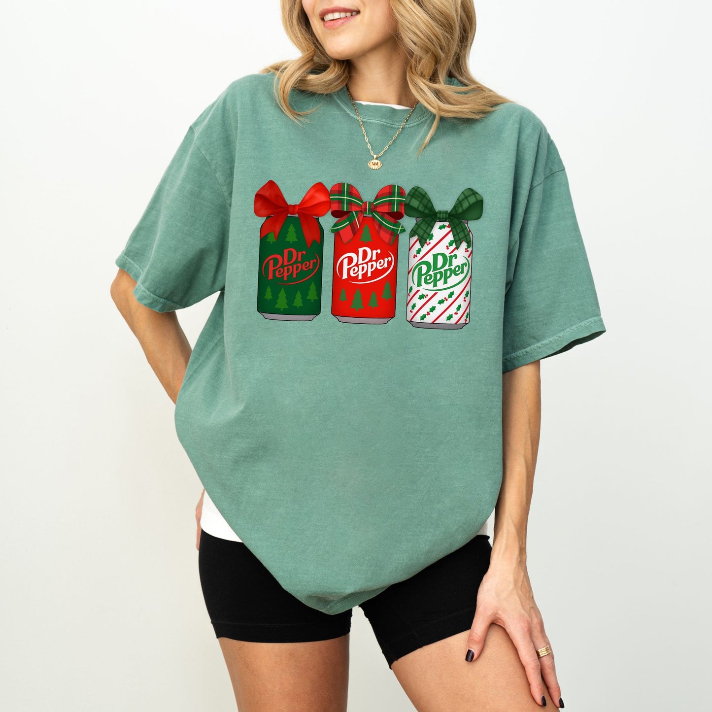 Dr Pepper Christmas Cans T-Shirt – Festive Soda Lover Graphic Tee
