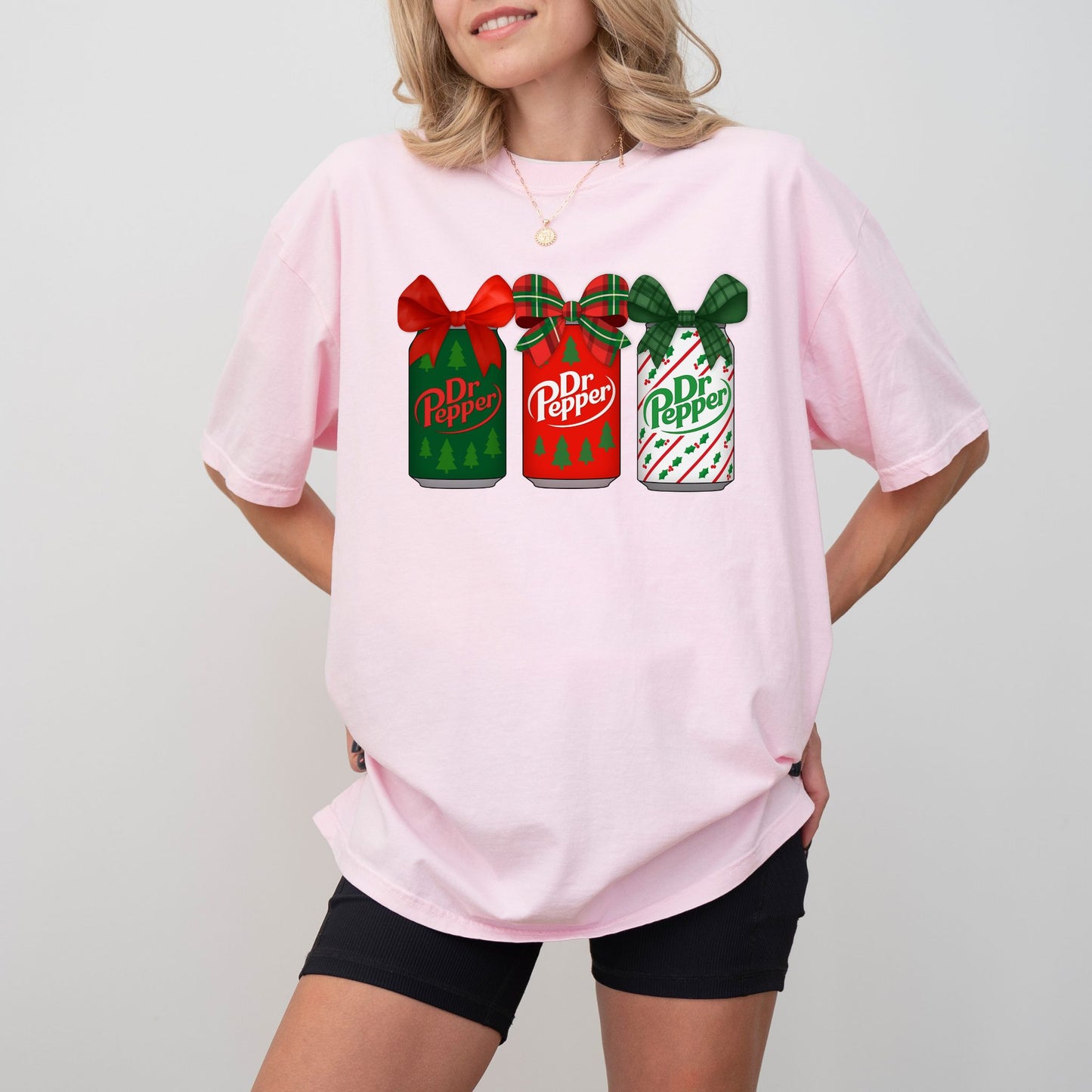 Dr Pepper Christmas Cans T-Shirt – Festive Soda Lover Graphic Tee