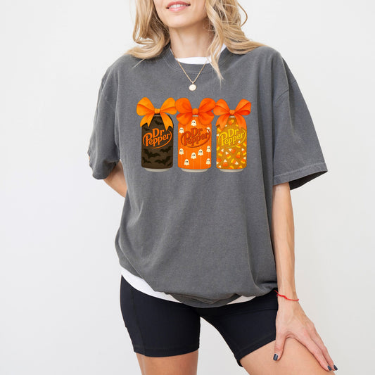 Dr Pepper Halloween T-Shirt – Spooky Soda Can Graphic Tee