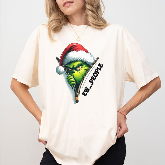 Ew… People Grumpy Christmas T-Shirt | Funny Holiday Tee