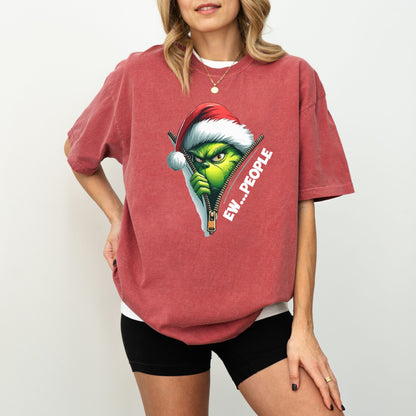 Ew… People Grumpy Christmas T-Shirt | Funny Holiday Tee
