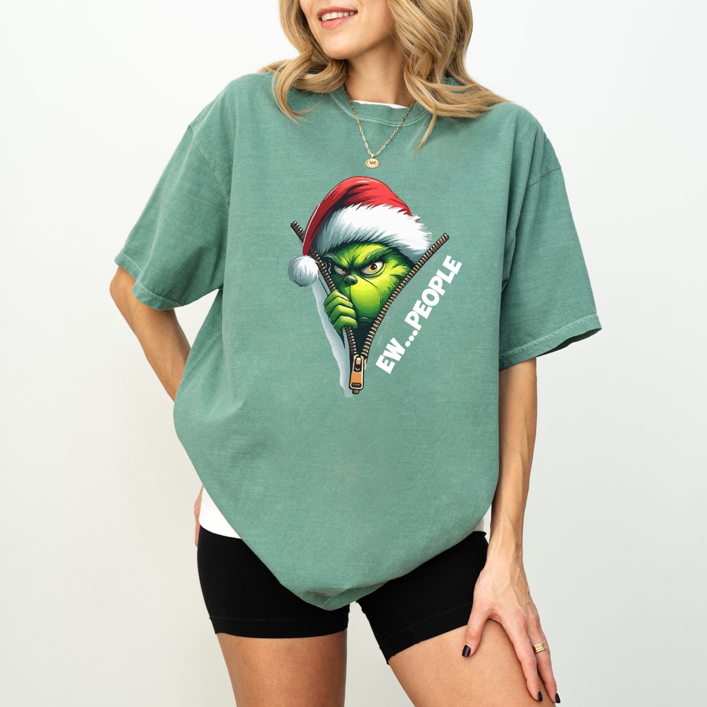 Ew… People Grumpy Christmas T-Shirt | Funny Holiday Tee