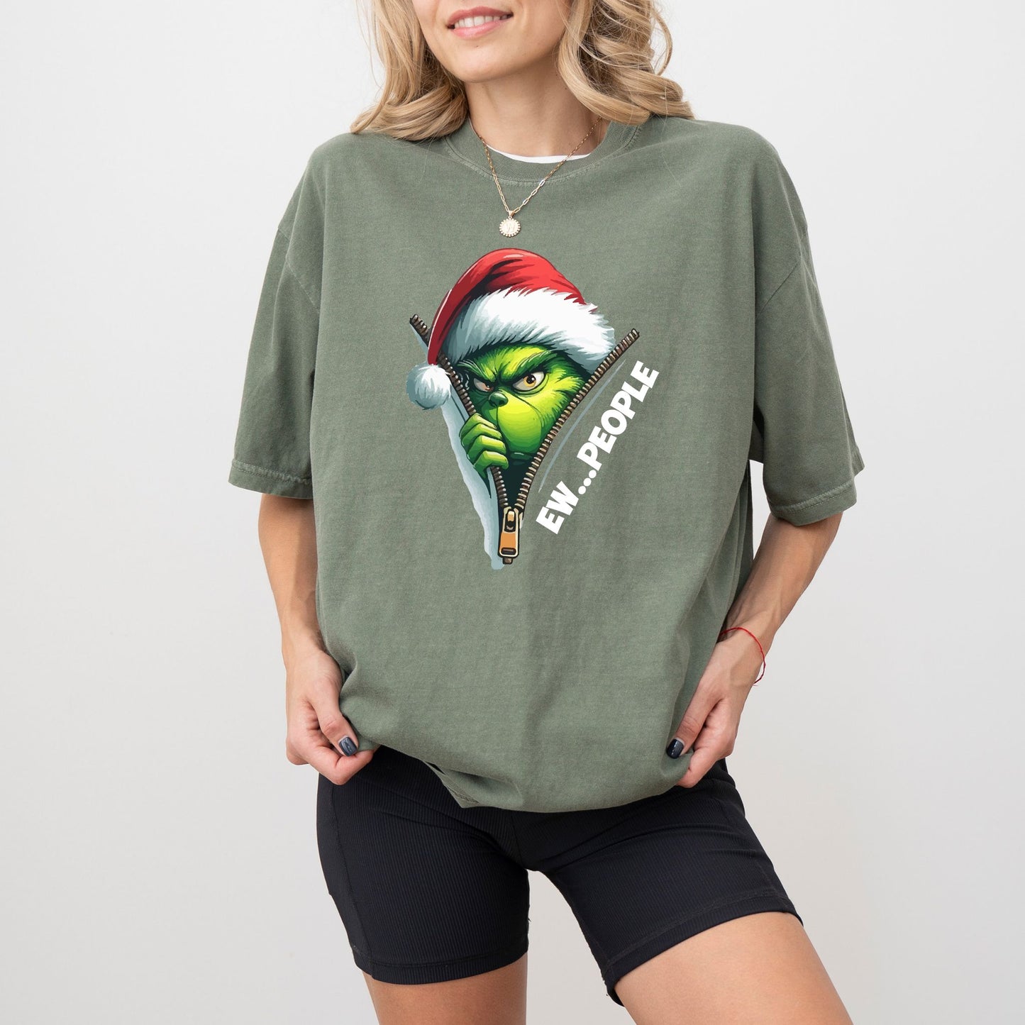 Ew… People Grumpy Christmas T-Shirt | Funny Holiday Tee