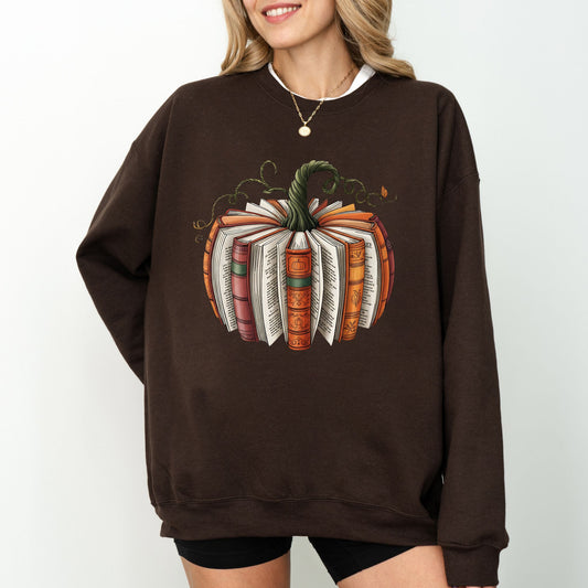 Fall Pumpkin Book Lover Sweatshirt
