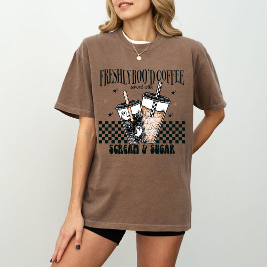 Freshly Boo’d Coffee Halloween T-Shirt