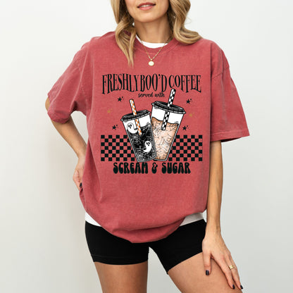 Freshly Boo’d Coffee Halloween T-Shirt