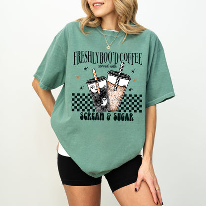 Freshly Boo’d Coffee Halloween T-Shirt