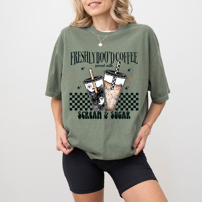 Freshly Boo’d Coffee Halloween T-Shirt