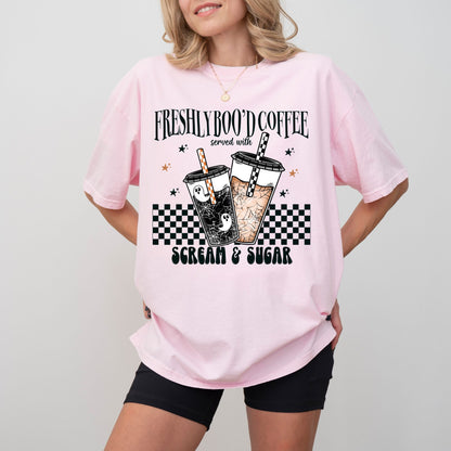 Freshly Boo’d Coffee Halloween T-Shirt