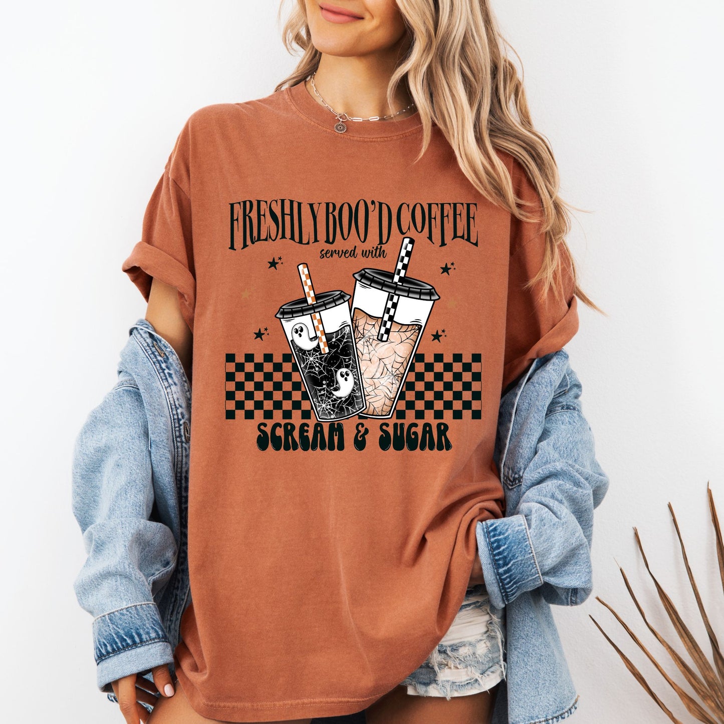 Freshly Boo’d Coffee Halloween T-Shirt