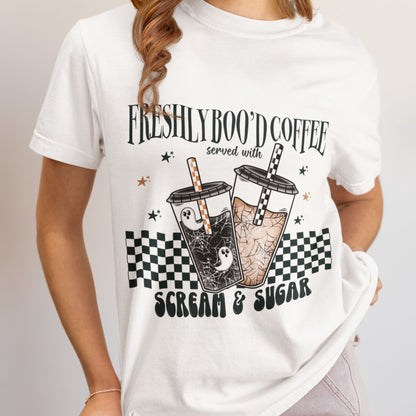 Freshly Boo’d Coffee Halloween T-Shirt