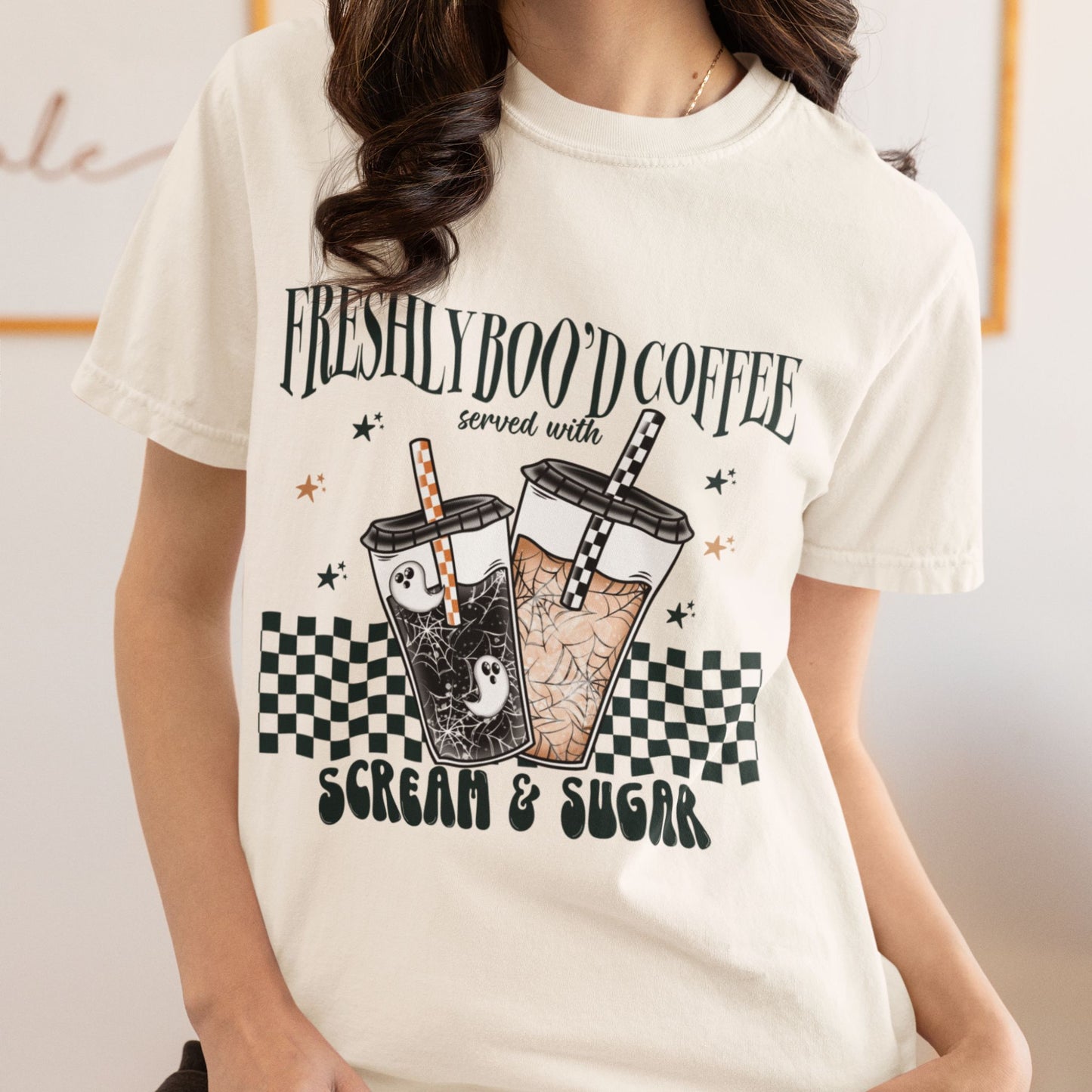 Freshly Boo’d Coffee Halloween T-Shirt