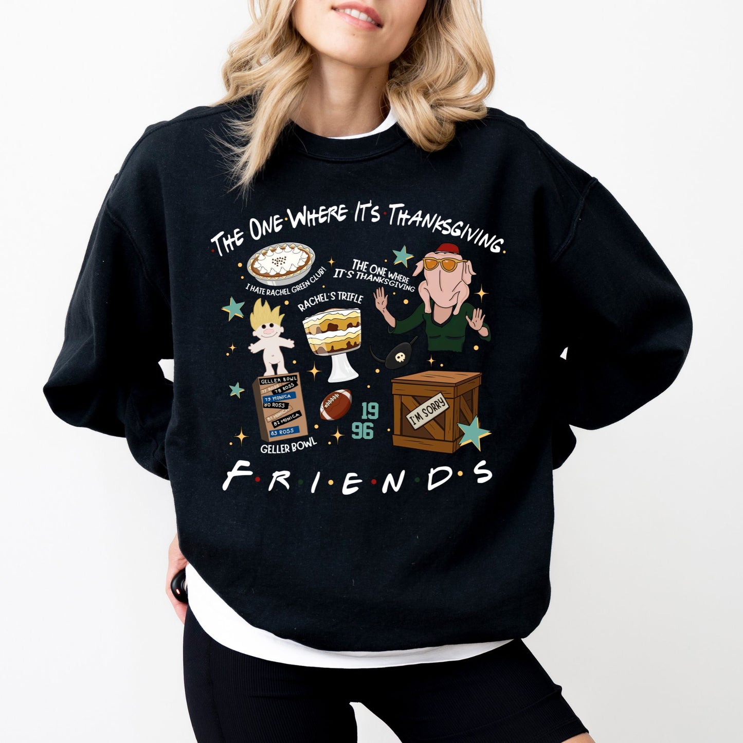 The One Where It’s Thanksgiving Sweatshirt — Funny Holiday Friendsgiving Crewneck