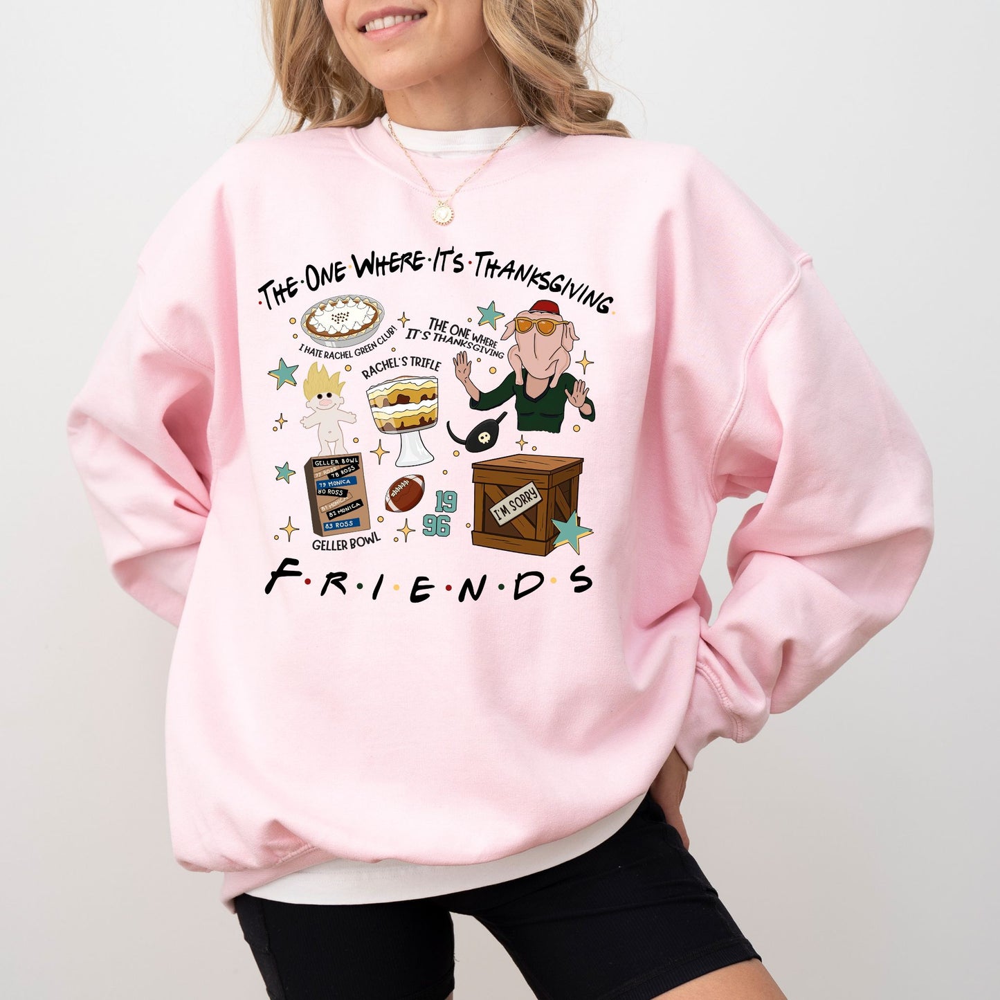 The One Where It’s Thanksgiving Sweatshirt — Funny Holiday Friendsgiving Crewneck