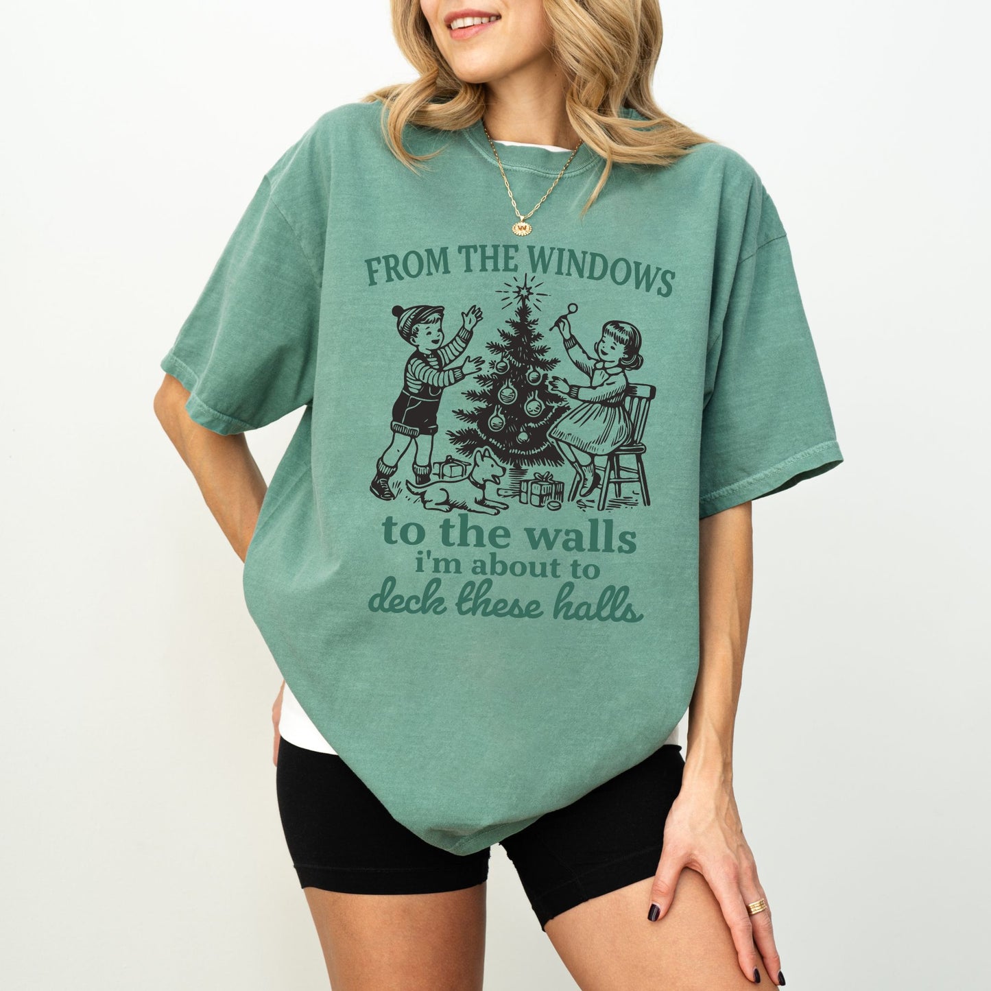 From The Windows To The Walls Christmas Shirt — Funny Holiday Comfort Colors® Tee