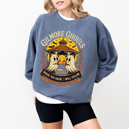 Gilmore Ghouls Ghost Coffee Sweatshirt