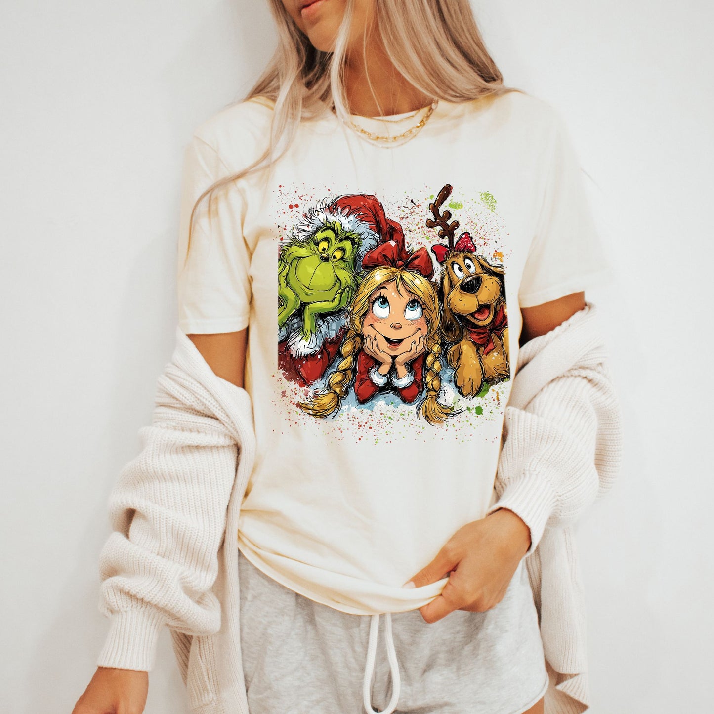 Grinch & Friends Christmas Shirt – Cute Holiday Graphic Tee