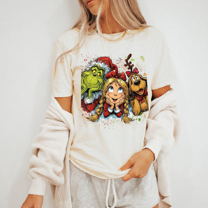Grinch & Friends Christmas Shirt – Cute Holiday Graphic Tee