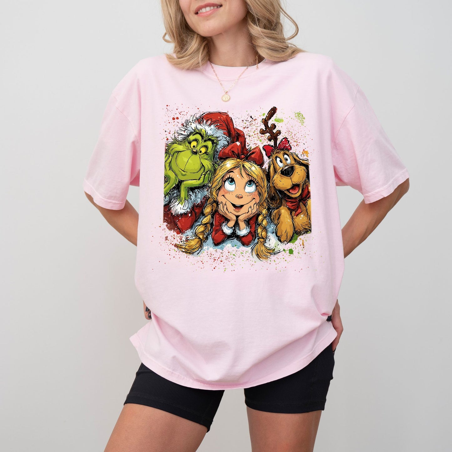Grinch & Friends Christmas Tee – Festive Holiday Graphic Shirt