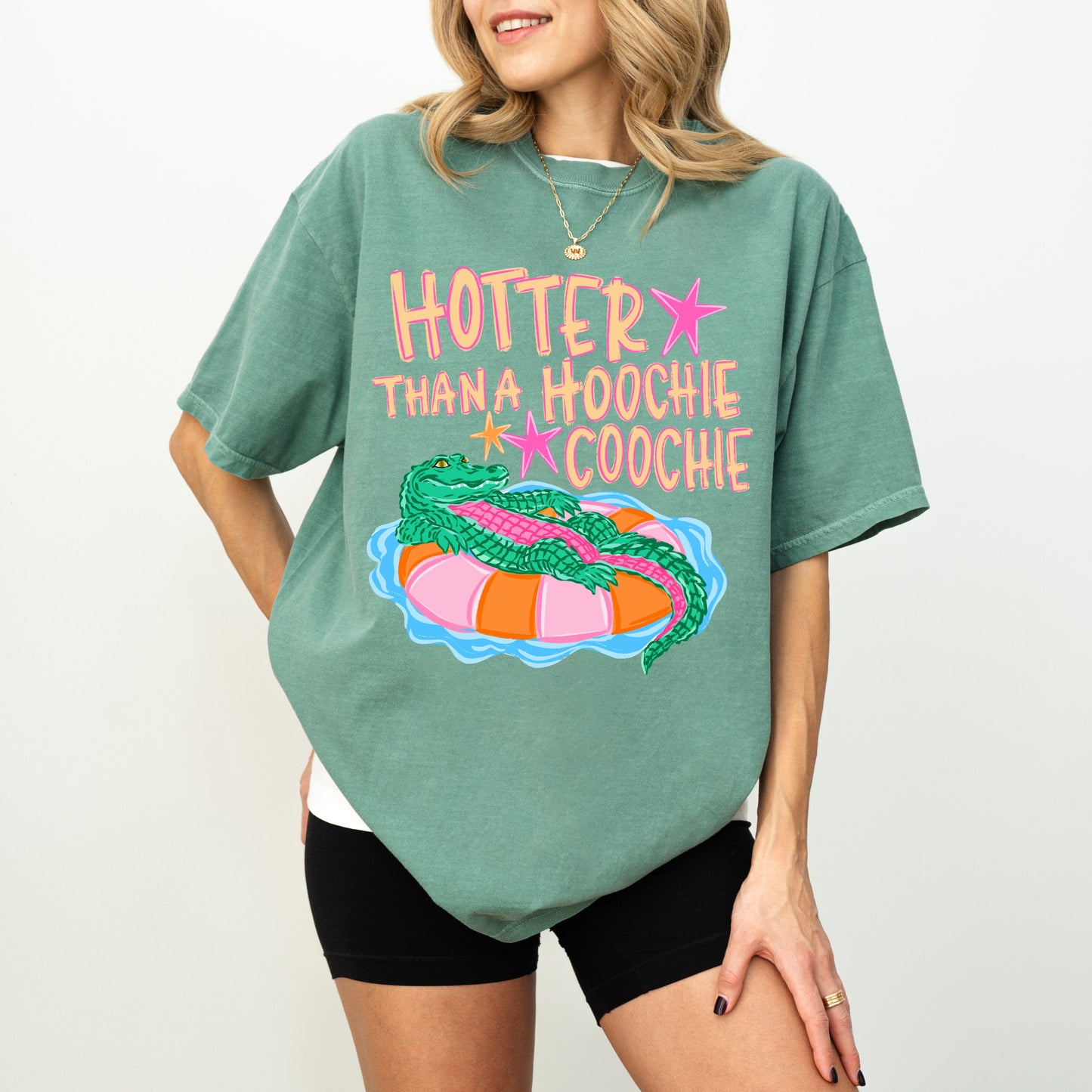 Hotter Than A Hoochie Coochie Shirt, Funny Southern Graphic Tee