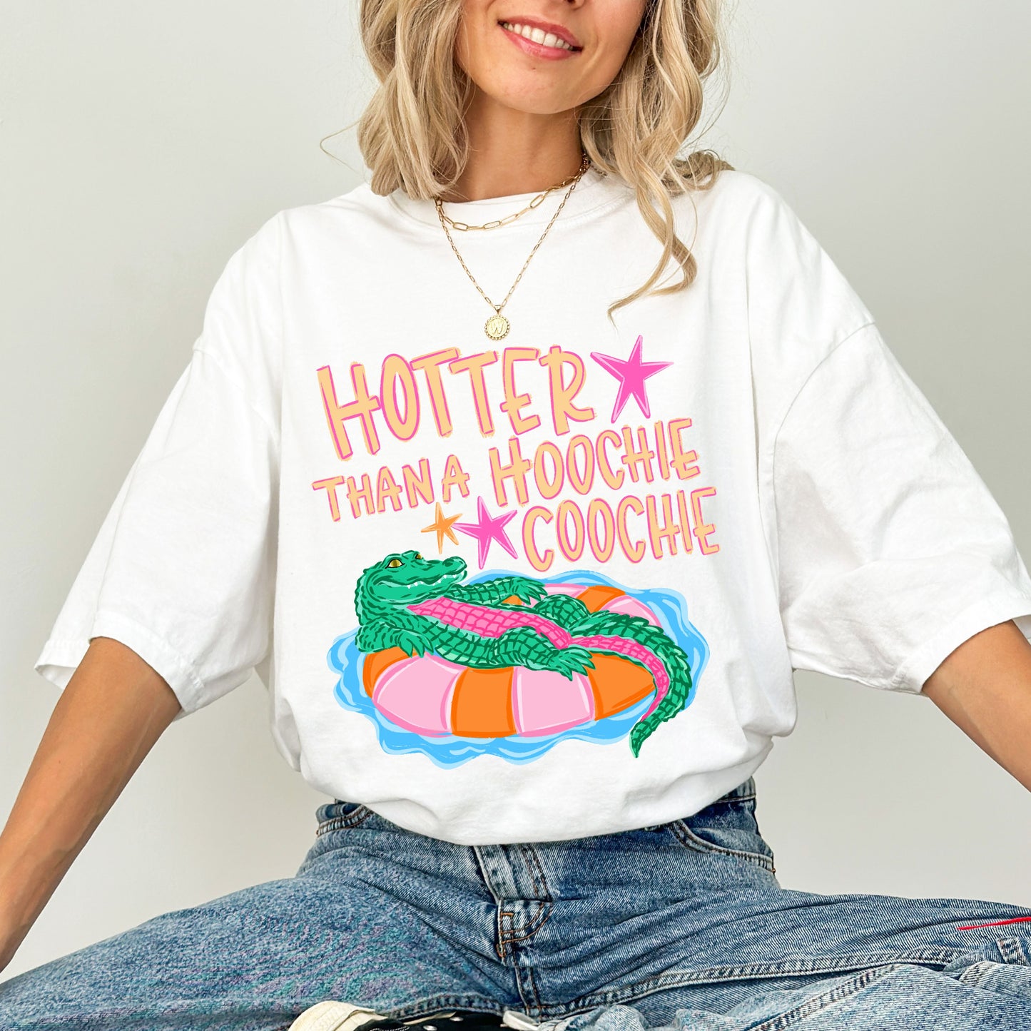 Hotter Than A Hoochie Coochie Shirt, Funny Southern Graphic Tee